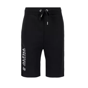 Basic Short AI Foil Print - black/metalsilver