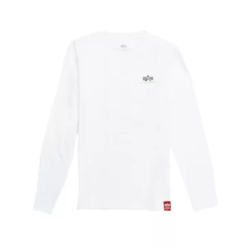 Back Print Heavy LS - white