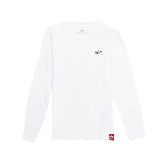 Back Print Heavy LS - white