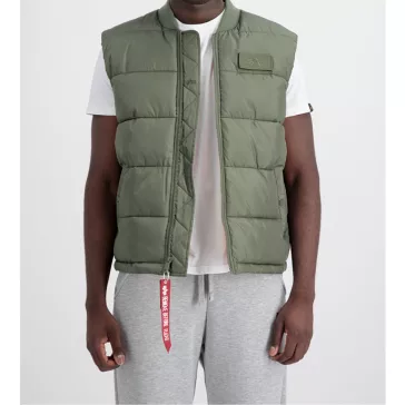 Puffer Vest LW - sage green