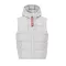 Hooded Puffer Vest FD - pastel grey