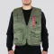 Utility Vest - sage green