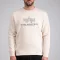 Basic Sweater Embroidery - jet stream white