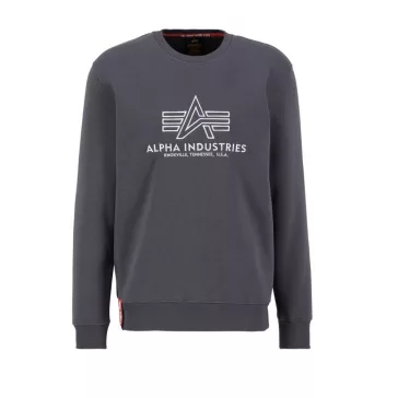 Basic Sweater Embroidery - vintage grey