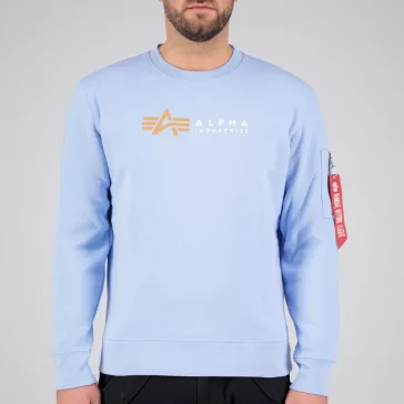 Alpha Label Sweater - light blue
