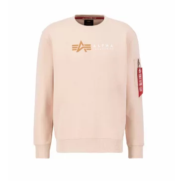 Alpha Label Sweater - pale peach