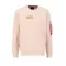 Alpha Label Sweater - pale peach