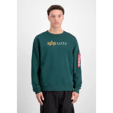 Alpha Label Sweater - force green