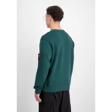 Alpha Label Sweater - force green