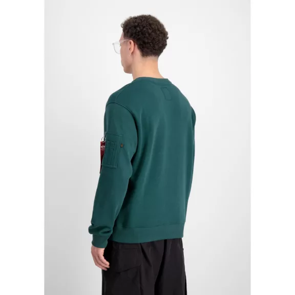 Alpha Label Sweater - force green