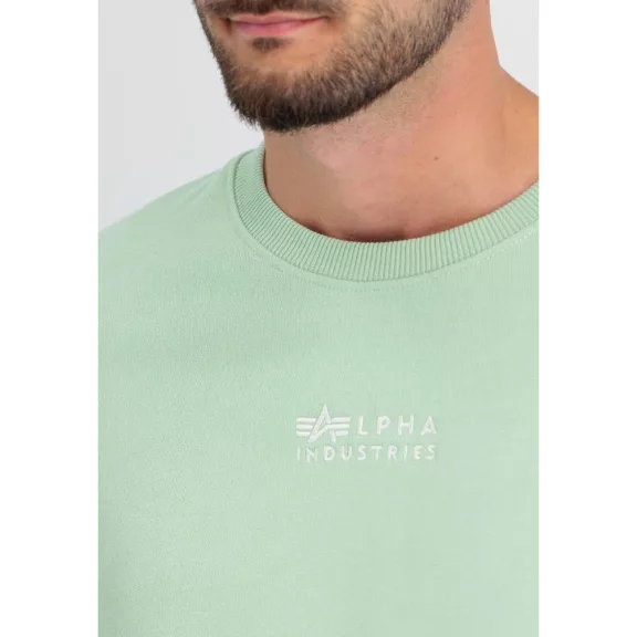 Organics EMB Sweater - organic mint
