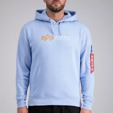 Alpha Label Hoody - light blue