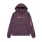 Alpha Label Hoodie - plum