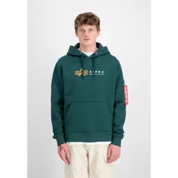 Alpha Label Hoodie - force green