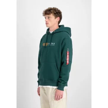 Alpha Label Hoodie - force green