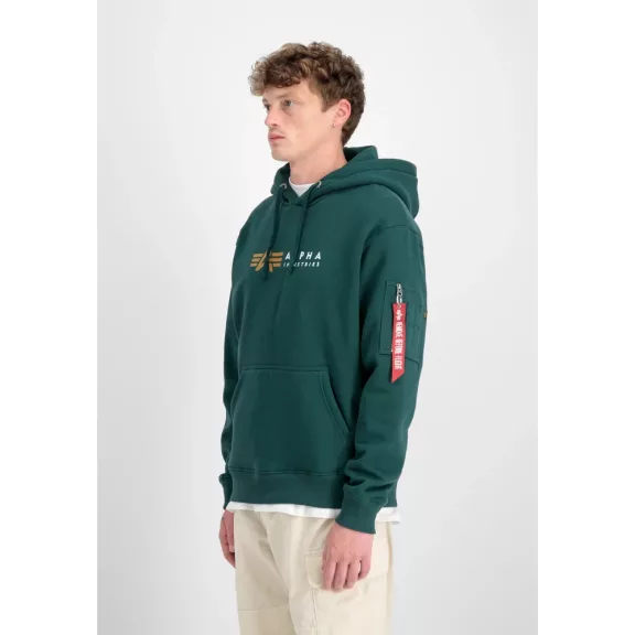 Alpha Label Hoodie - force green