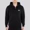 Basic Zip Hoody SL - black