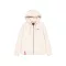 Basic Zip Hoodie SL - vintage white