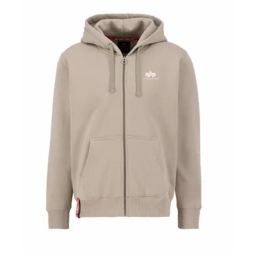 Basic Zip Hoody SL - vintage sand