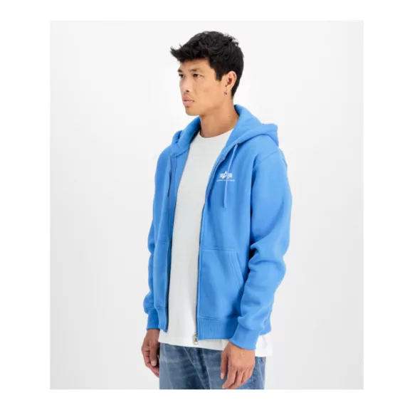Basic Zip Hoodie SL - mediteranian blue