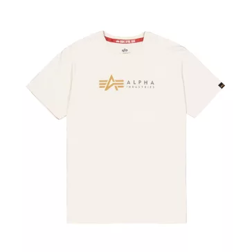 Alpha Label T - vintage white