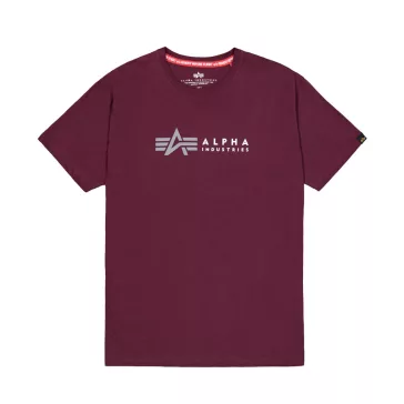 Alpha Label T - dark cherry