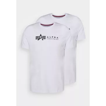 Alpha Label T 2 Pak - white