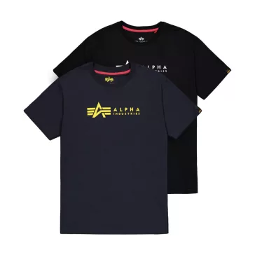 Alpha Label T 2 Pak - black/rep.blue