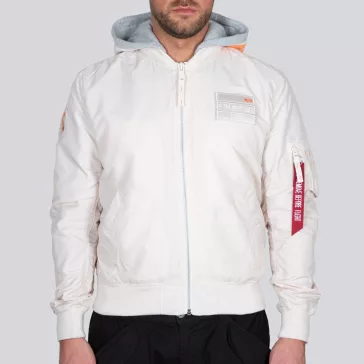 MA-1 TT Hood Custom - jet stream white