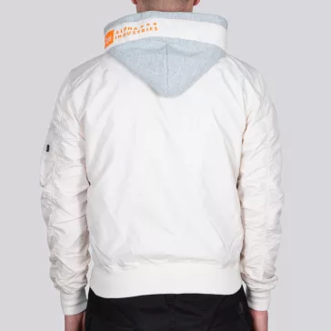 MA-1 TT Hood Custom - jet stream white