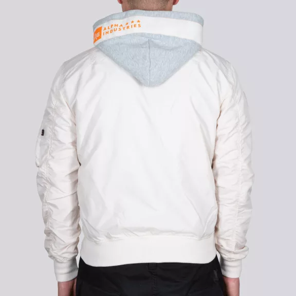 MA-1 TT Hood Custom - jet stream white