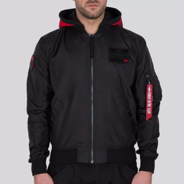 MA-1 TT Hood Custom - black/red