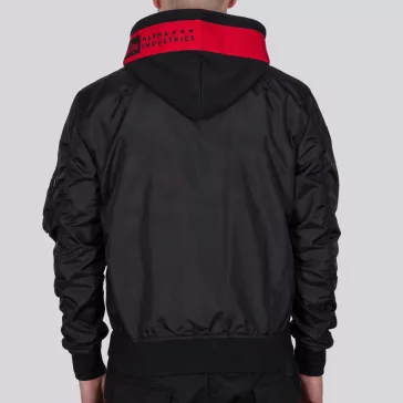 MA-1 TT Hood Custom - black/red