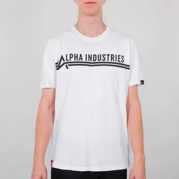 Alpha Industries T - white/black