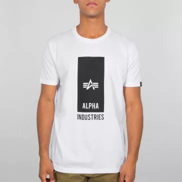 Block Logo T - white