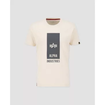 Block Logo T - jet stream white