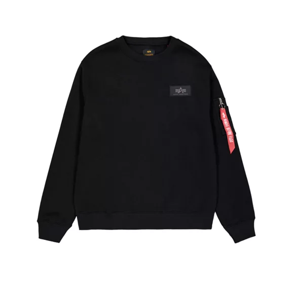 Back Print Sweatshirt - black