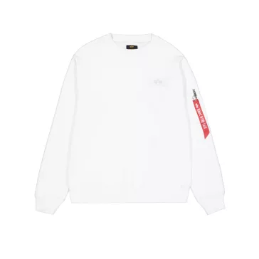 Back Print Sweatshirt - white