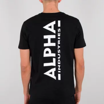 Backprint T - black