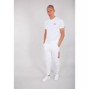 Backprint T - white/red
