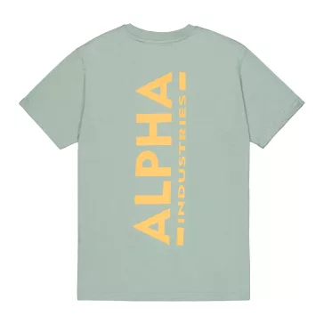 Backprint T - frost green