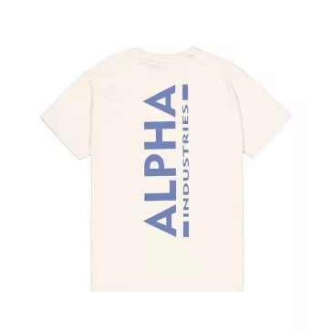 Backprint T - vintage white