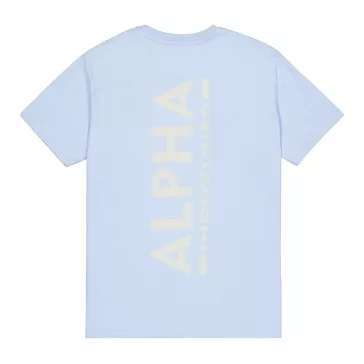 Backprint T - artic blue