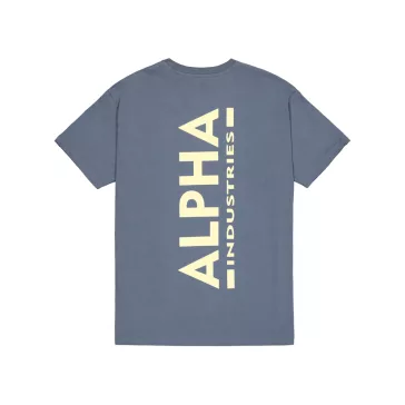 Backprint T - denim blue