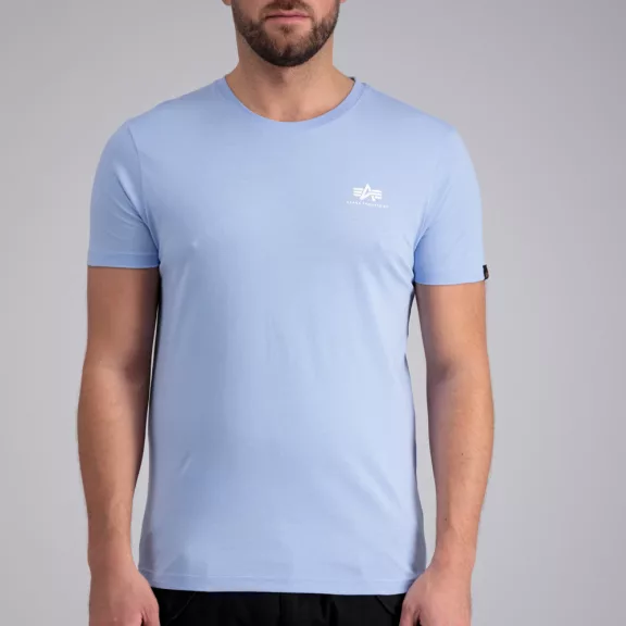 Backprint T - light blue