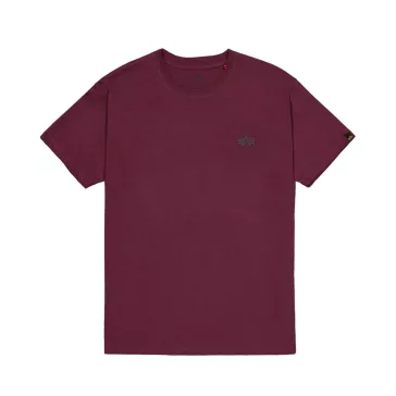 Backprint T - dark cherry