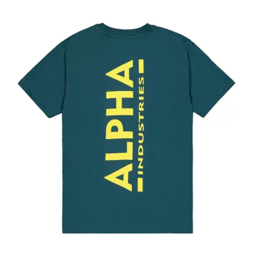 Backprint T - deep petrol