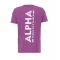 Backprint T - dark magenta