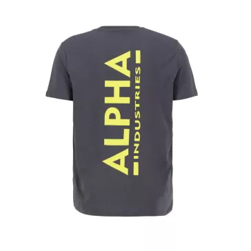 Backprint T - vintage grey
