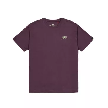 Backprint T - plum